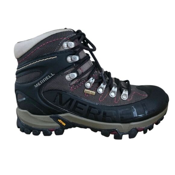 Merrell Outbound Womens Hiking Boots Size 8 Mid Gore-Tex Bungee - Picture 1 of 11